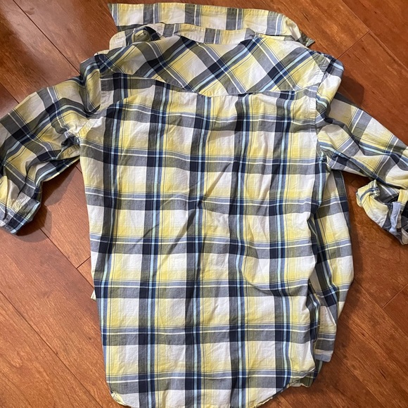 AMERICAN EAGLE collared plaid button up - Picture 3 of 4